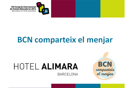Fotografia de: L’Hotel Alimara presenta el projecte “BCN comparteix el menjar” en el Congrés Internacional de Ciutats Educadores | CETT